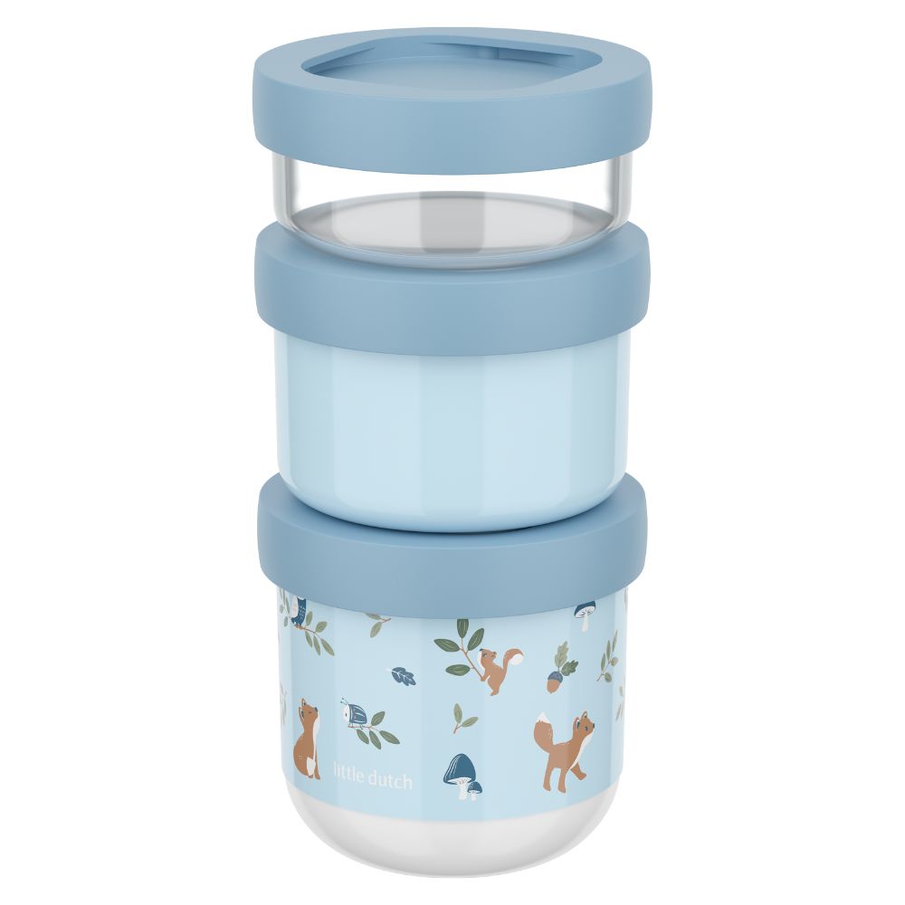Mepal x Little Dutch Stackable Snackbox Forest Friends – All The Kids