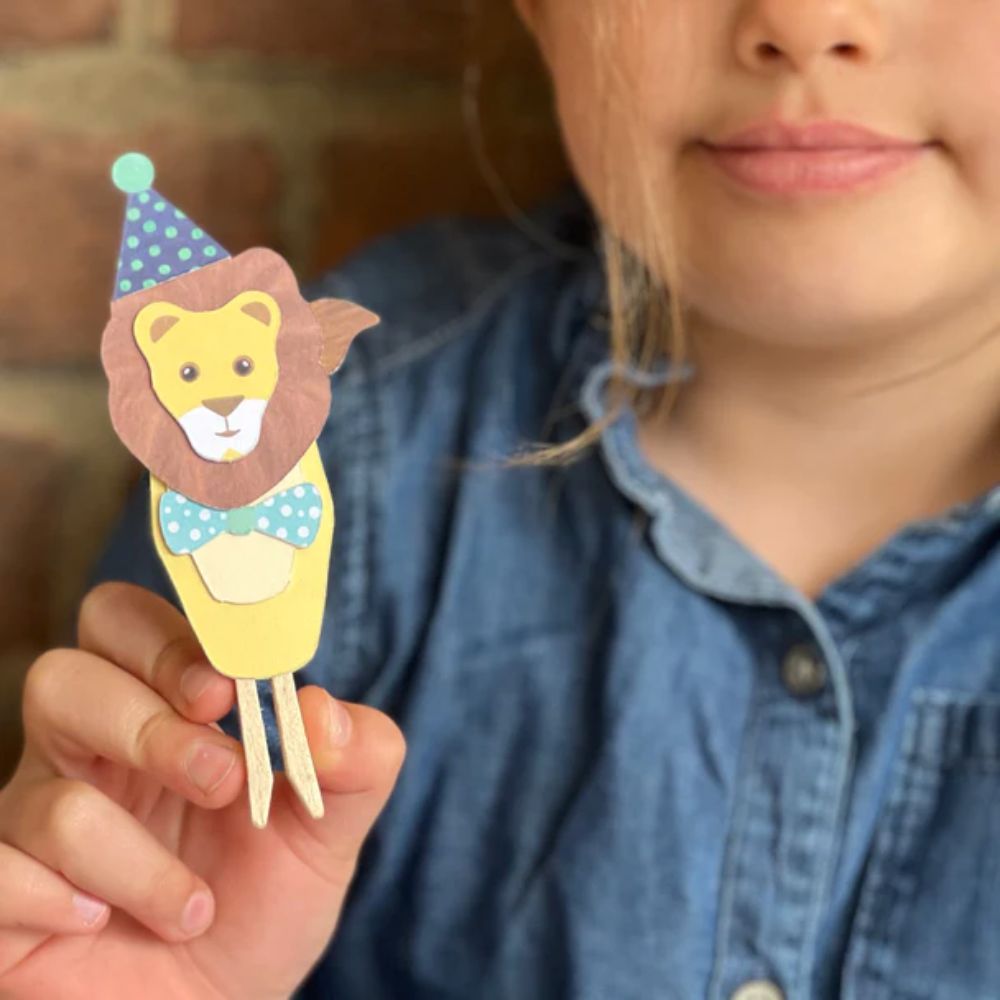 Make Your Own Lion Peg Doll