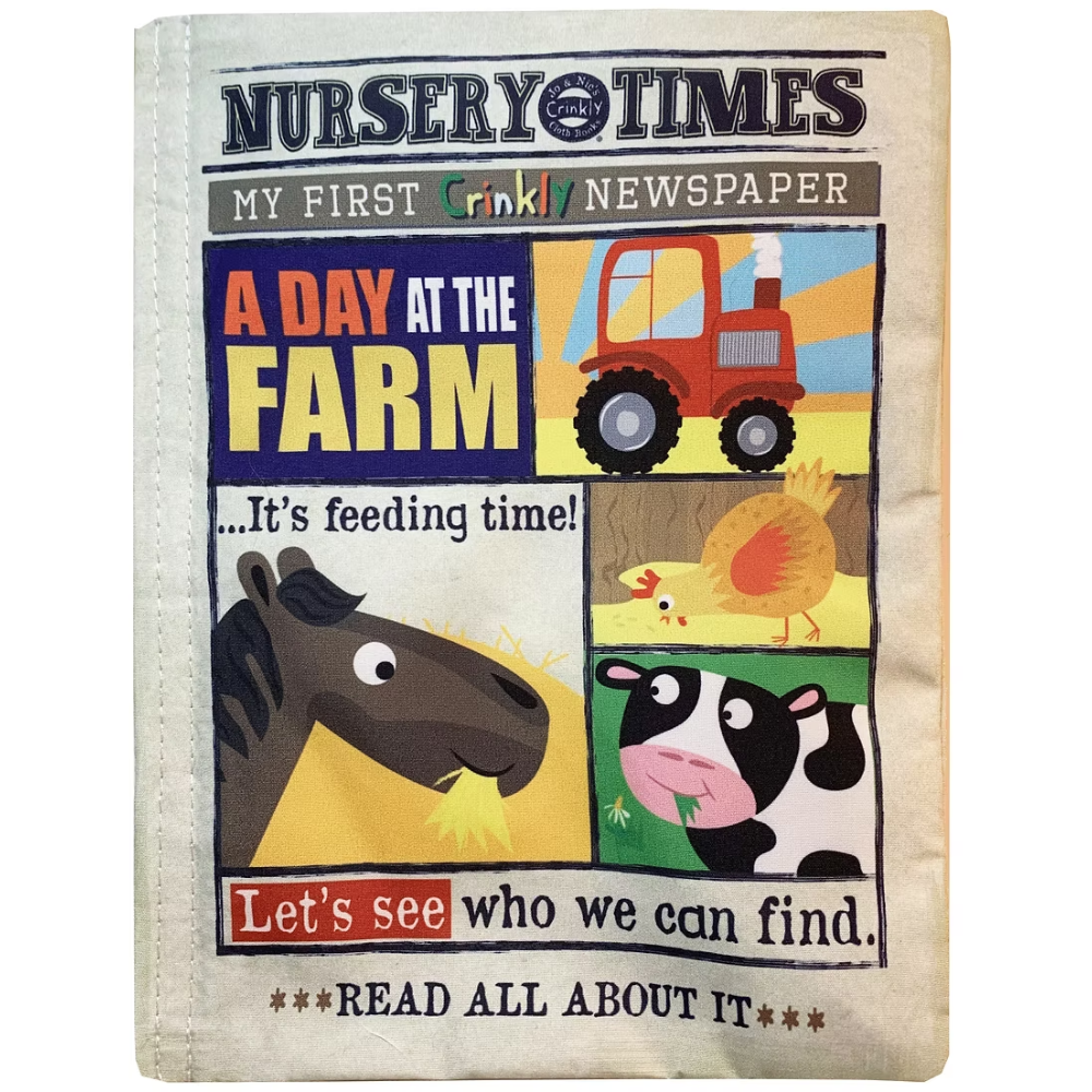 Crinkle Cloth Book - Farm