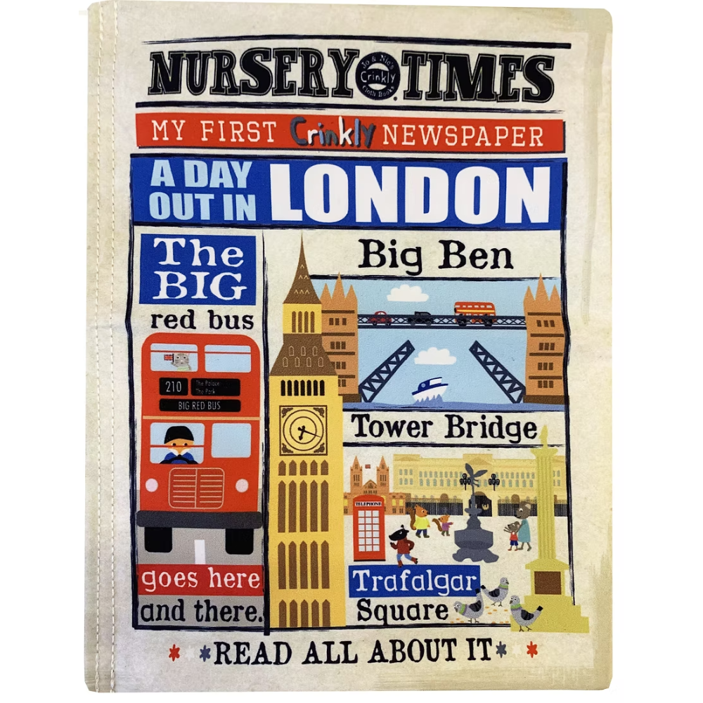 Crinkle Cloth Book - London