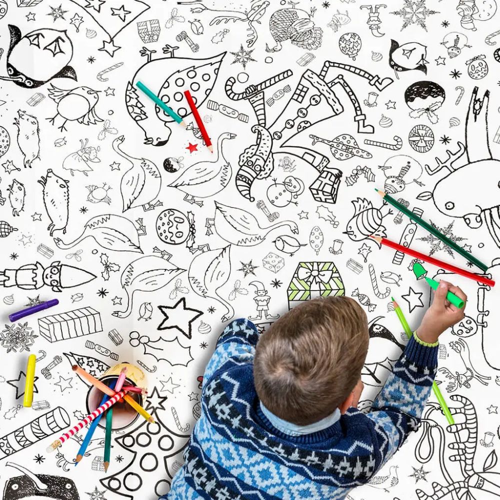 Christmas Giant Colouring Poster