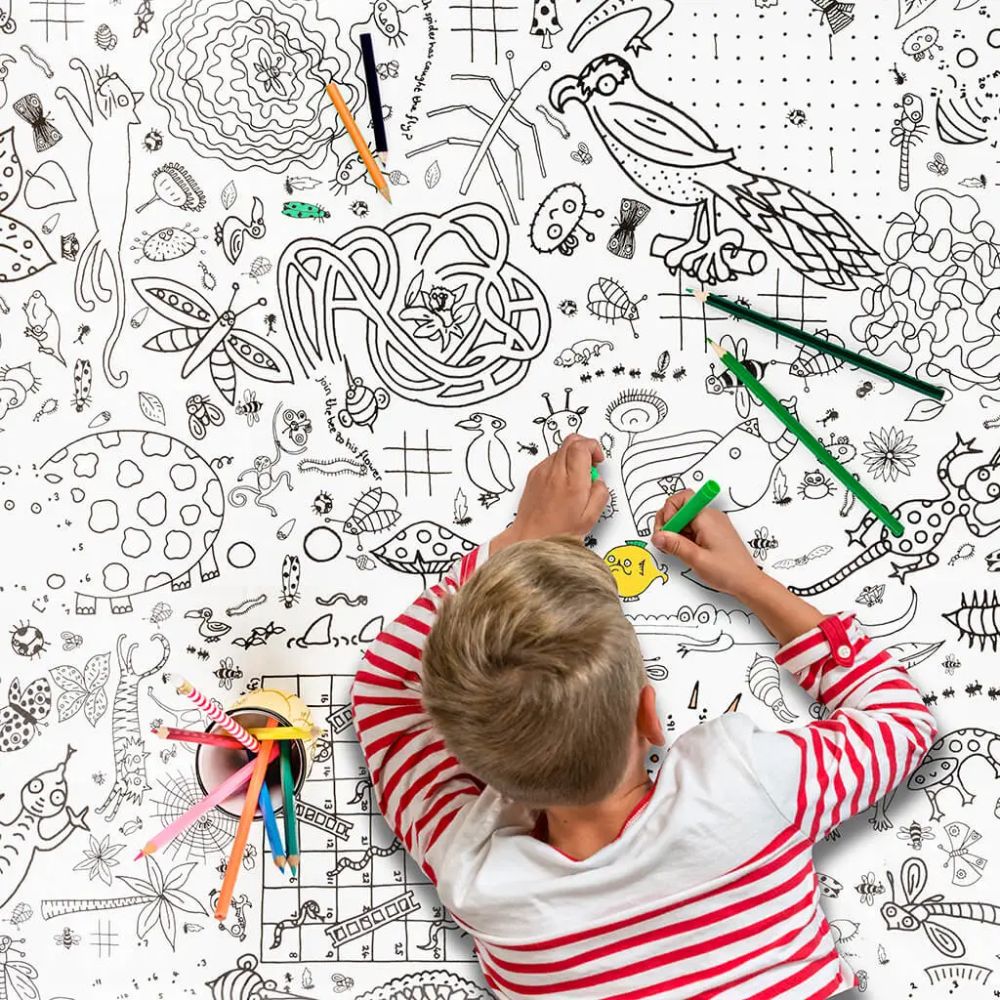 Puzzle-Time Giant Colouring Poster
