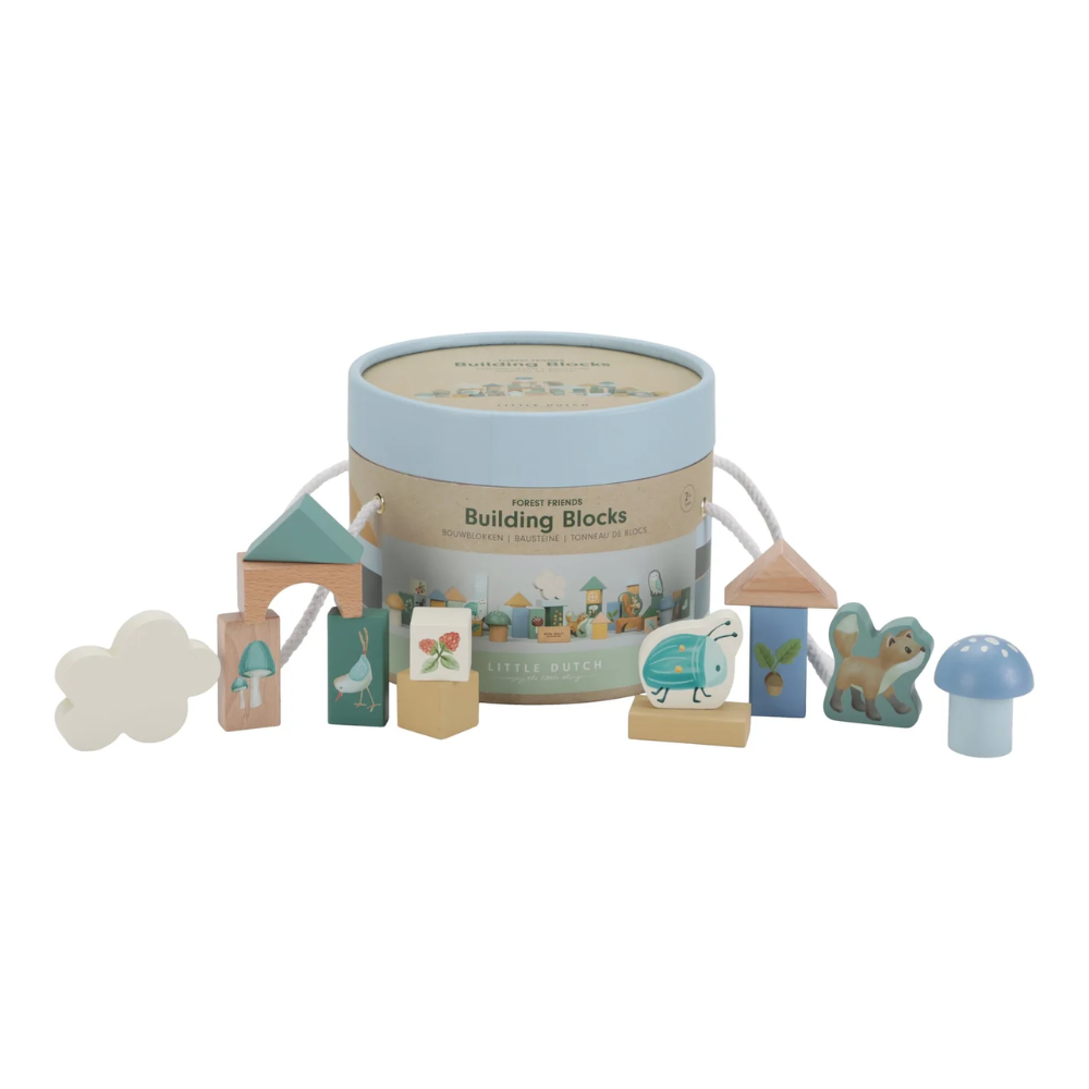 Wooden Building Blocks - Forest Friends