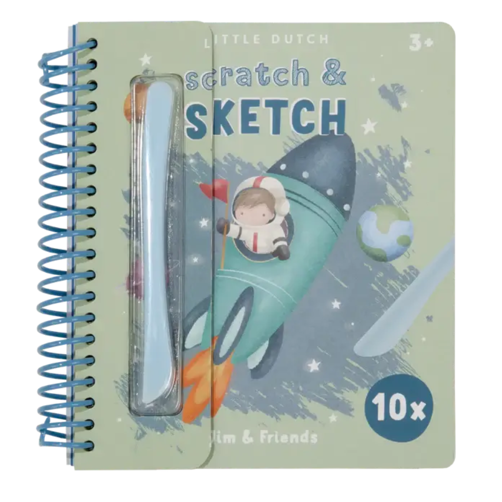 Scratch & Sketch Book - Jim & Friends