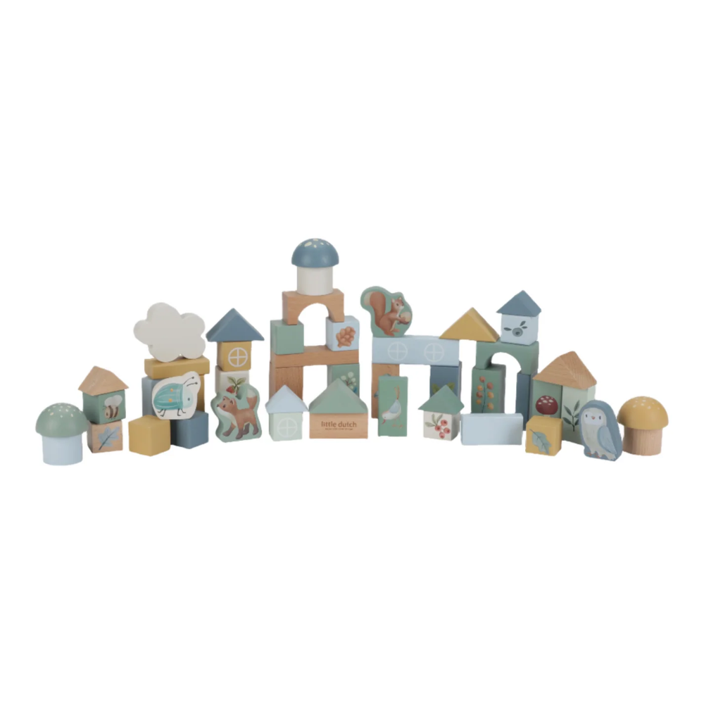 Wooden Building Blocks - Forest Friends