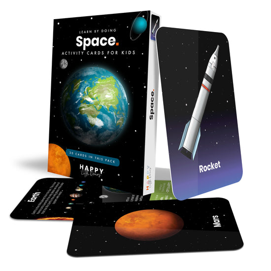 Space Flashcards - Happy Little Doers
