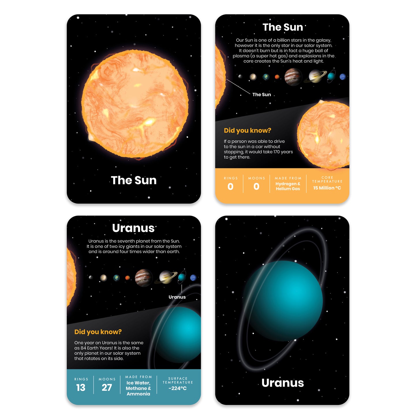 Space Flashcards - Happy Little Doers