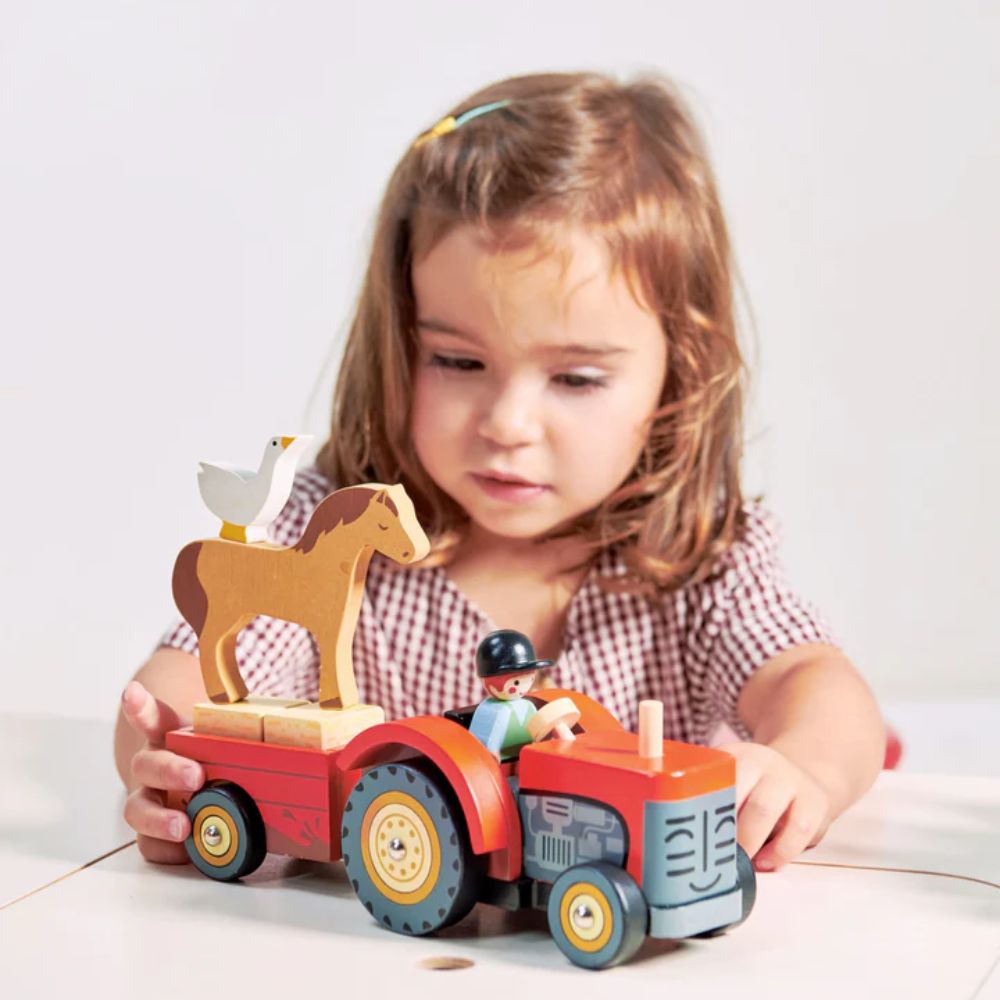 Farm Yard Tractor - Tender Leaf Toys