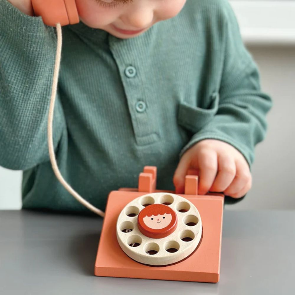Wooden Telephone - Tender Leaf Toys