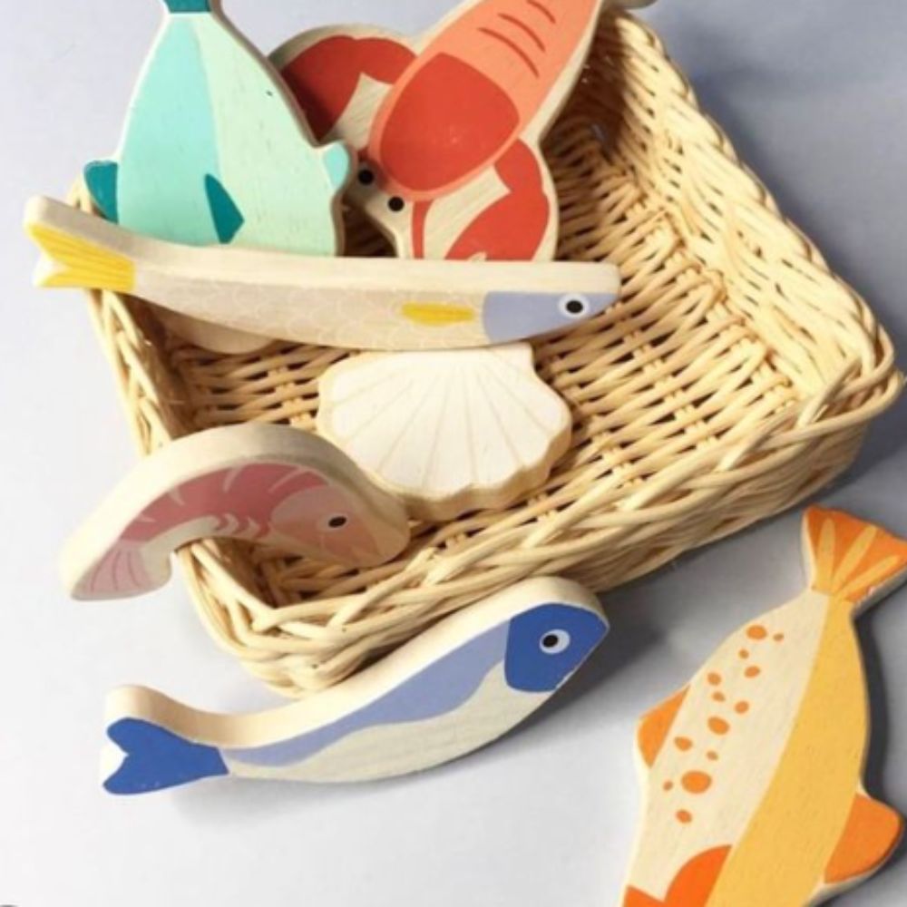 Seafood Basket - Tender Leaf Toys