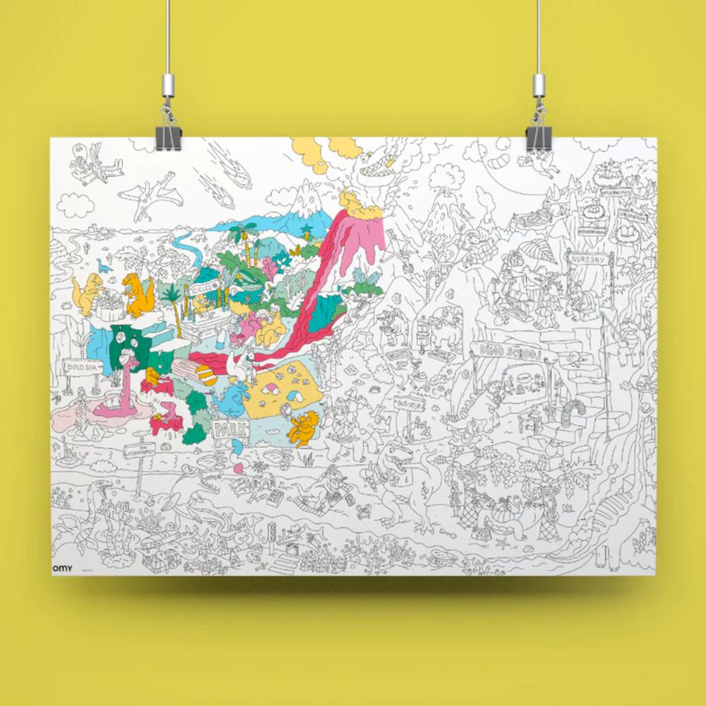 Dino Giant Colouring Poster