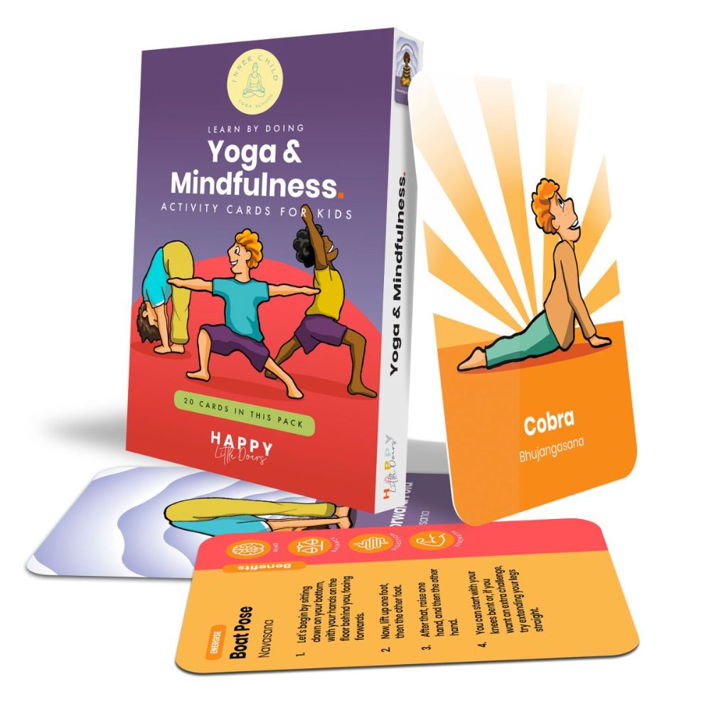 Yoga Flashcards - Happy Little Doers