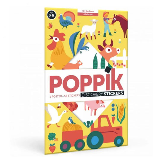 Giant Farm Discovery Sticker Poster - Poppik