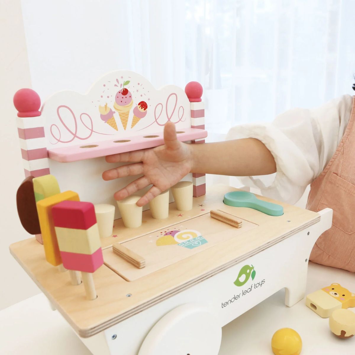 Ice Cream Cart - Tender Leaf Toys
