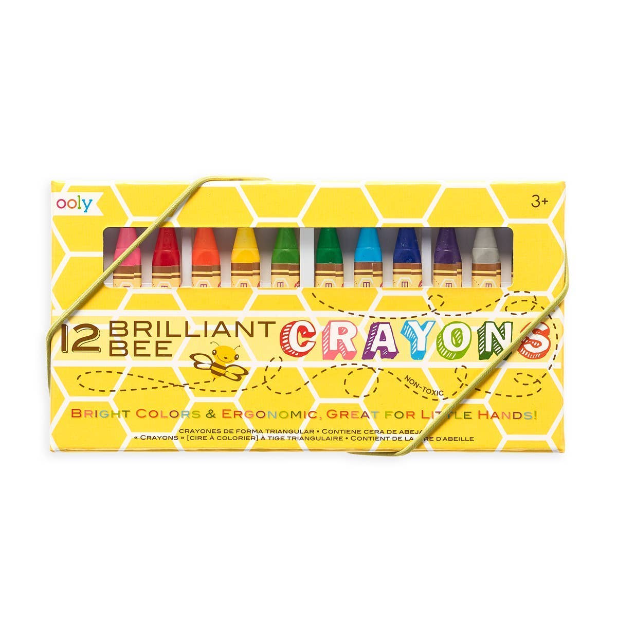Ooly Brilliant Bee: Crayons (Set of 12)
