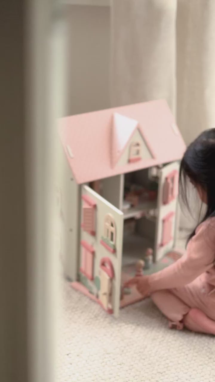 Wooden Dollhouse - Medium