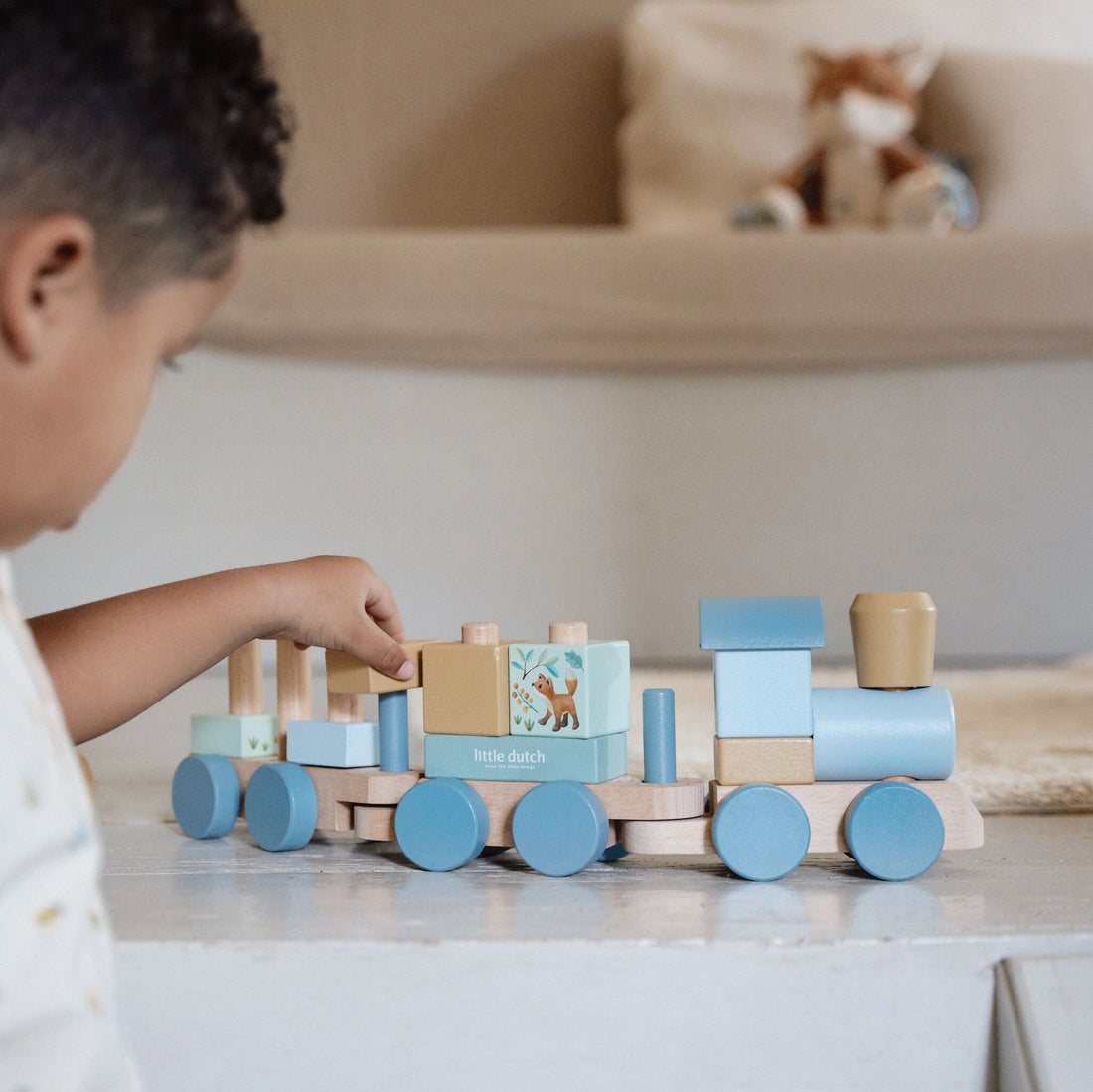Stack In Train Little Dutch Stacking Train - Forest Friends – All The Kids