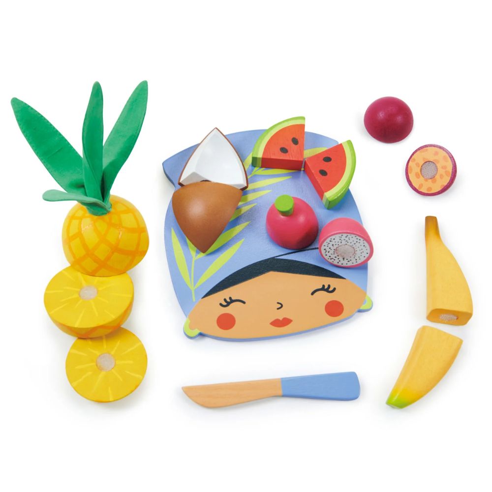 Tropical Fruit Chopping Board - Tender Leaf Toys