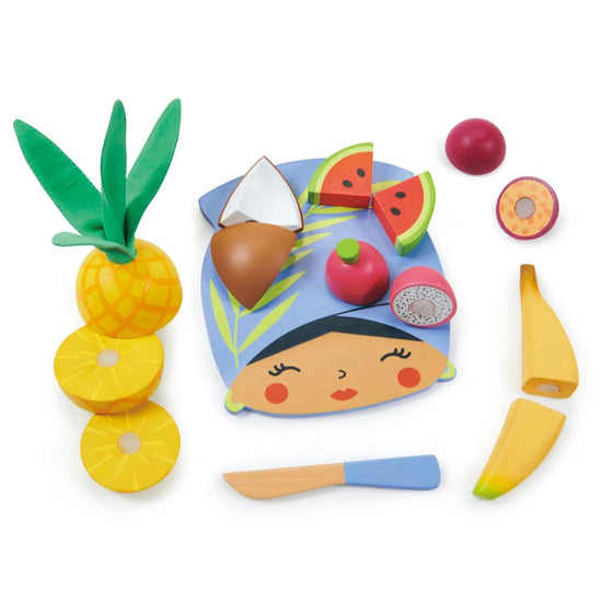 Tropical Fruit Chopping Board - Tender Leaf Toys