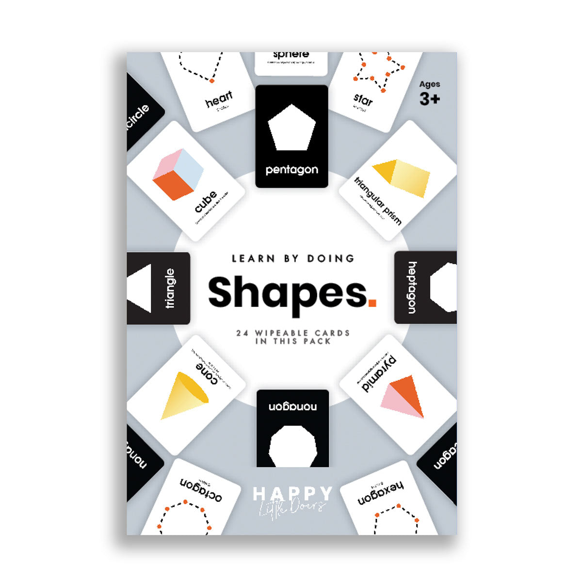 Learn Shapes Flash Cards