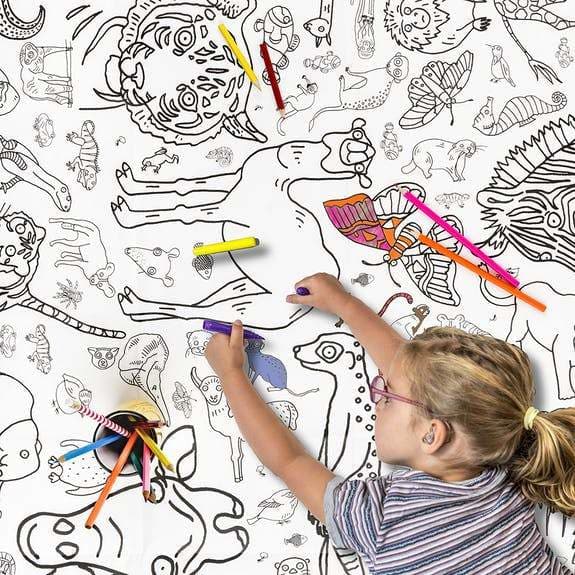 Eggnogg Animals Giant Colouring Poster
