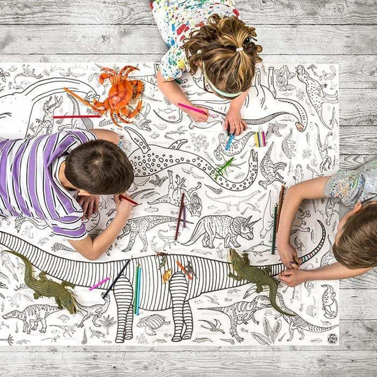 Eggnogg Dinosaurs Giant Colouring Poster