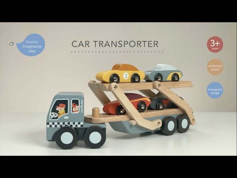 Load and play video in Gallery viewer, Car Transporter - Tender Leaf Toys
