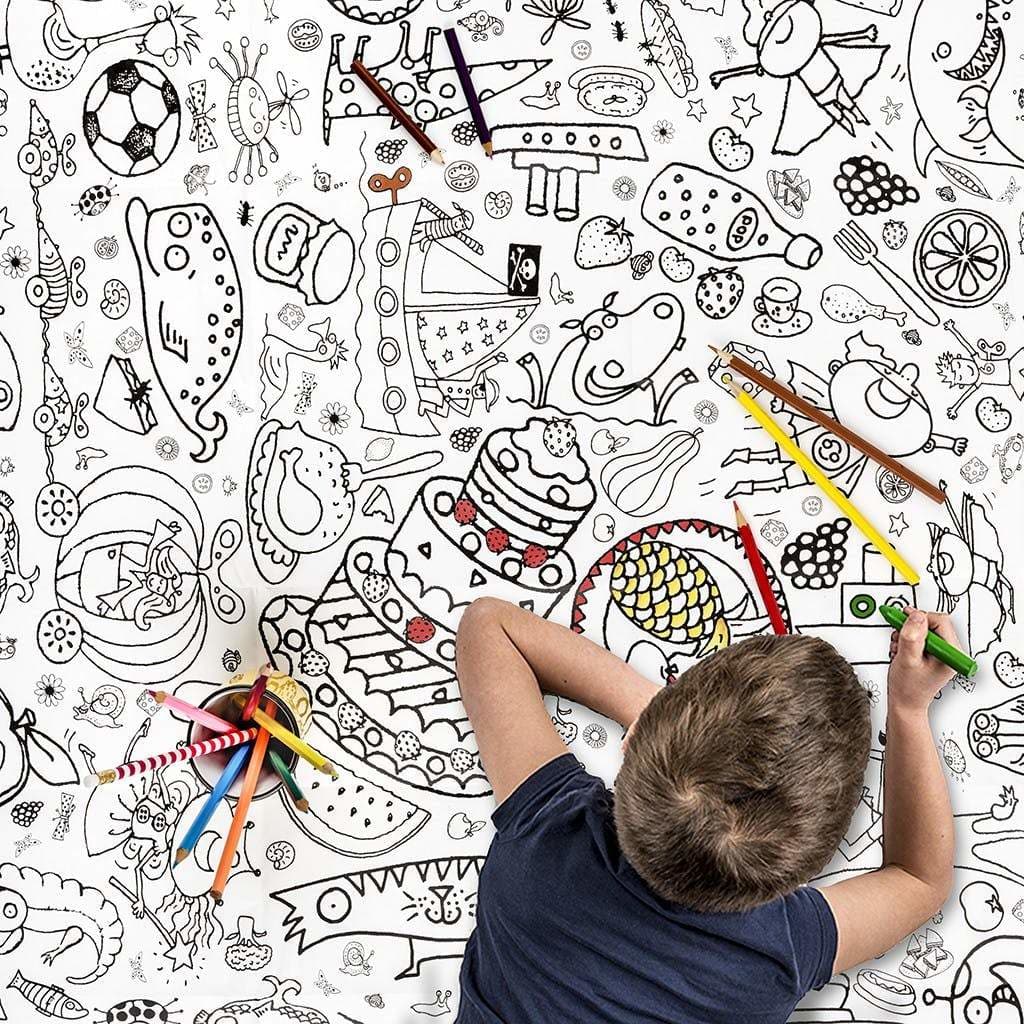 Eggnogg Teatime Giant Colouring Poster