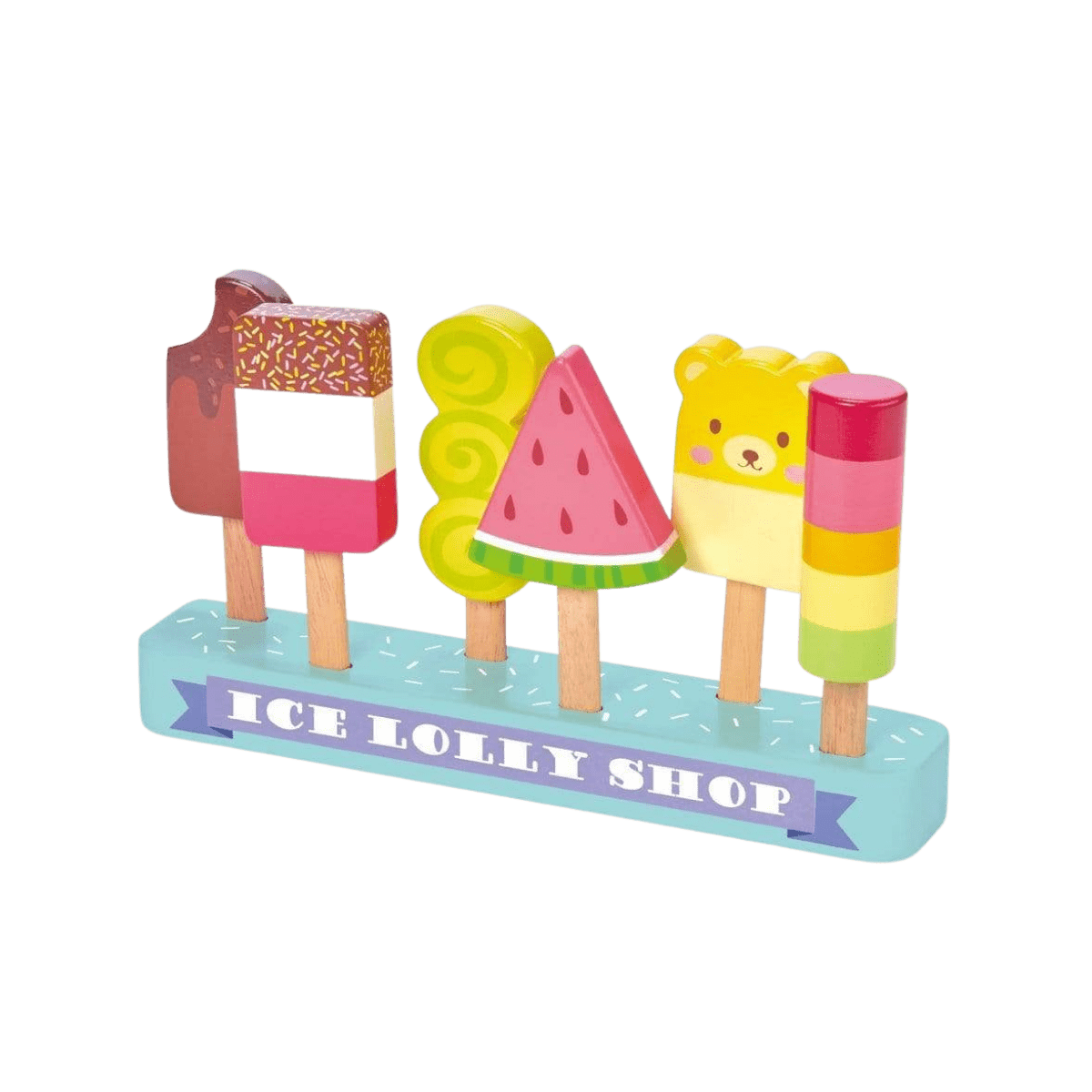 Ice lolly shop Tender Leaf Toys Wooden Ice Lollies