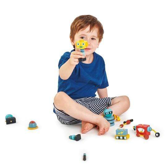Robot construction toys sales